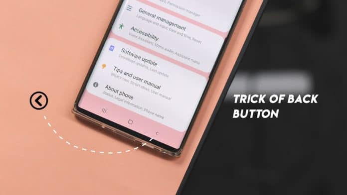 Android back button app