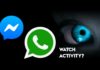 monitor [online activity of WhatsApp]