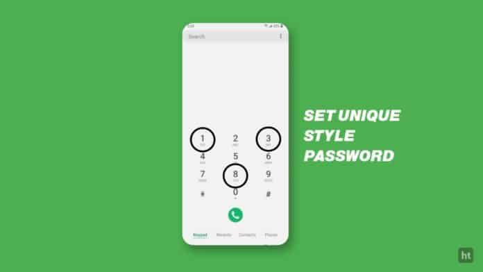 Set the new and unique style password