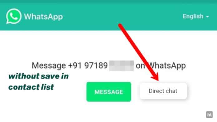click to chat without save number