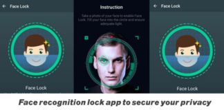 face recognition lock