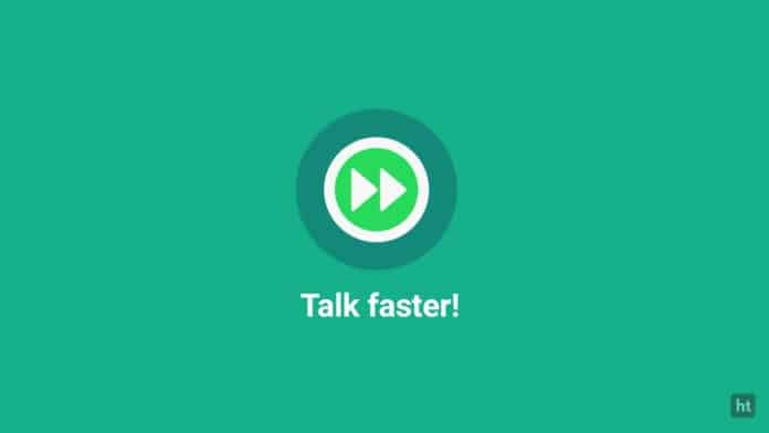 Speed up the WhatsApp Voice messages