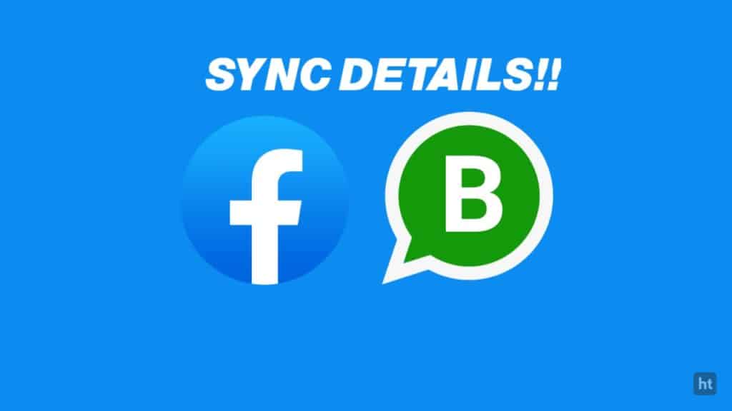WhatsApp Business sync Facebook