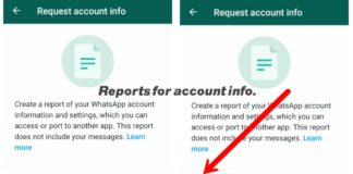 Whatsapp account report
