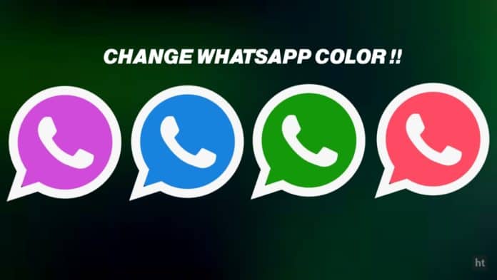 change whatsapp color