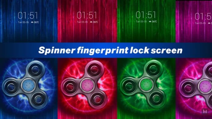 spinner fingerprint lock