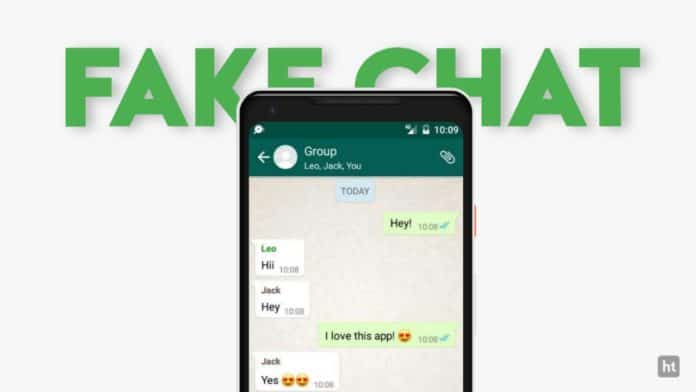 Create Fake chat on WhatsApp