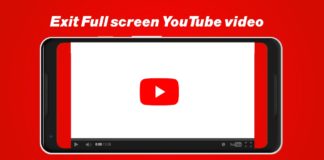 exit full screen youtube