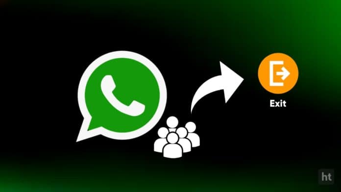exit and delete whatsapp group
