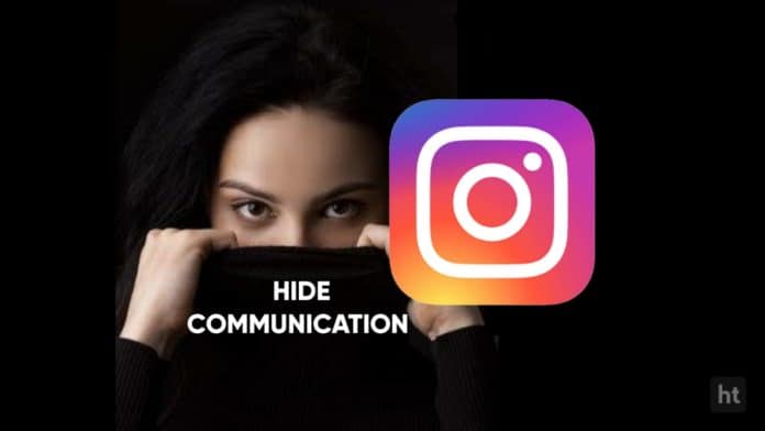 How to hide instagram conversation