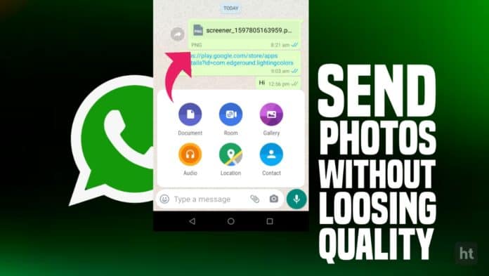 Send Uncompressed Images on WhatsApp