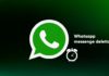 whatsapp message deletion