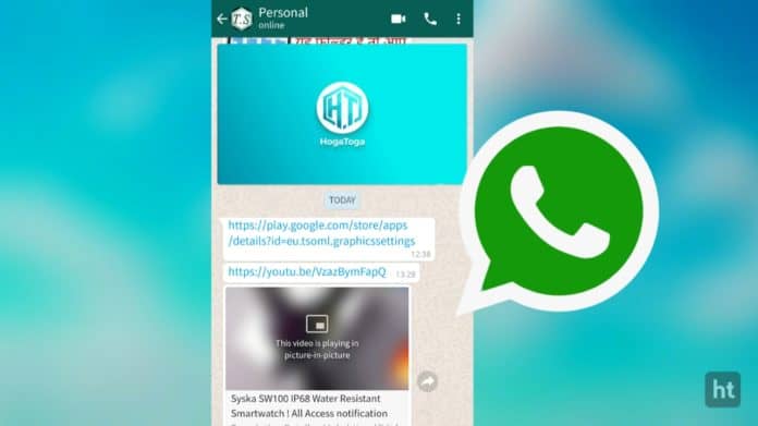 whatsapp picture-in-picture