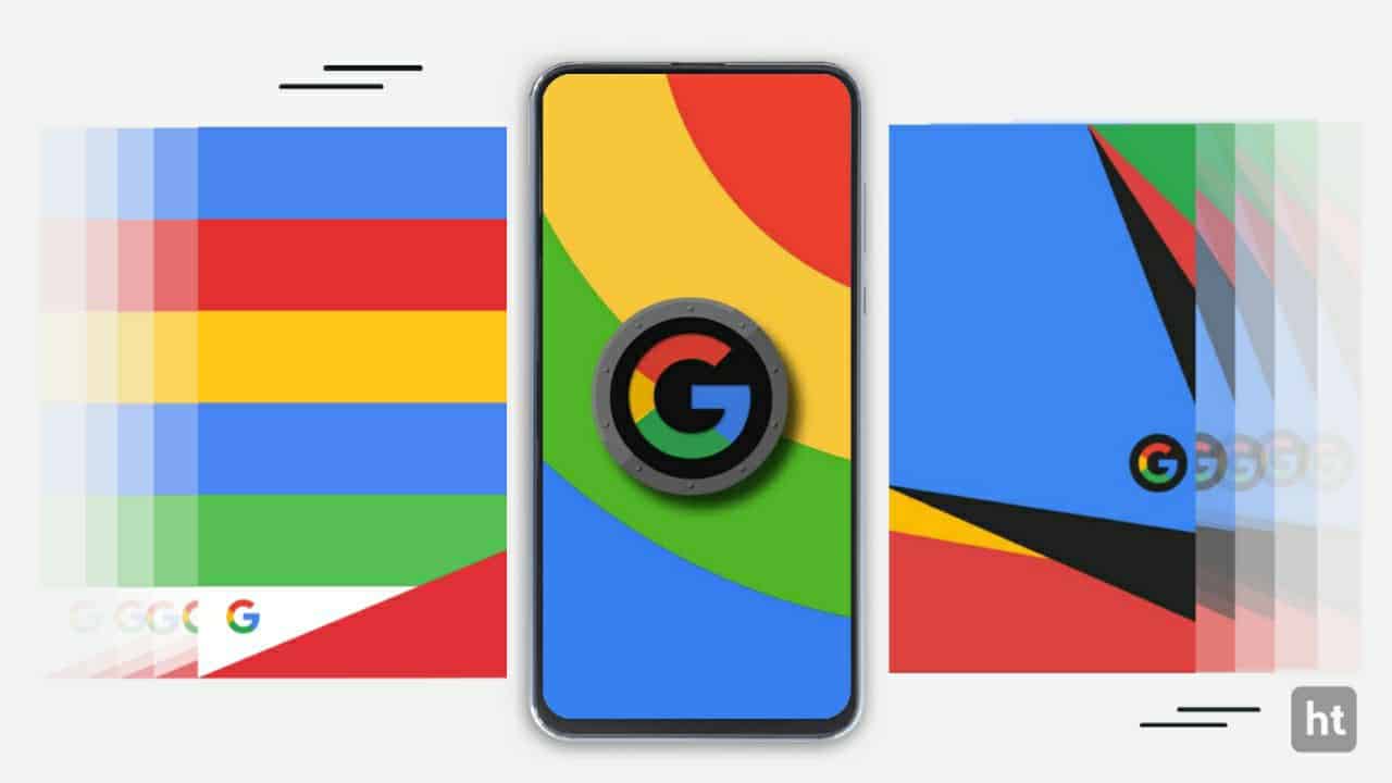 phone using the Wallpapers app by Google