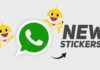 WhatsApp new stickers