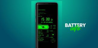 Phone & Battery Info Wallpaper