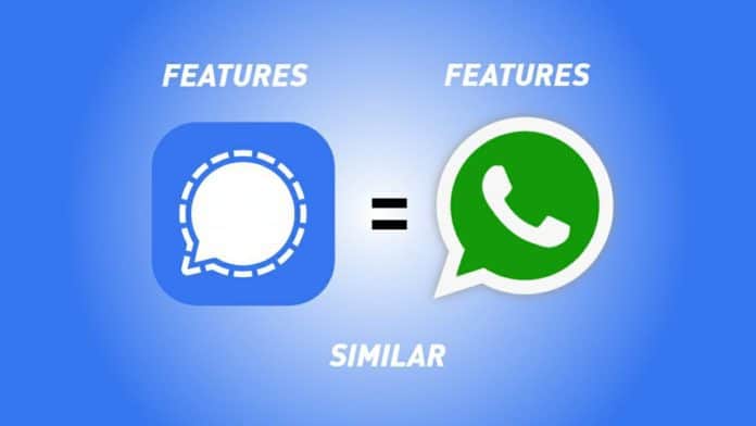Signal similar feature of WhatsApp