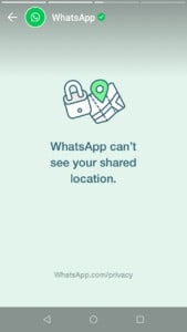 WhatsApp set status to clarify