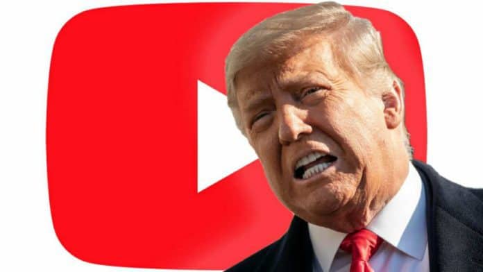 YouTube suspends Trump's channel