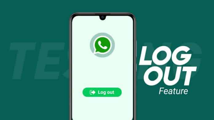WhatsApp new logout feature