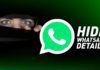 Hide WhatsApp details from an unknown person