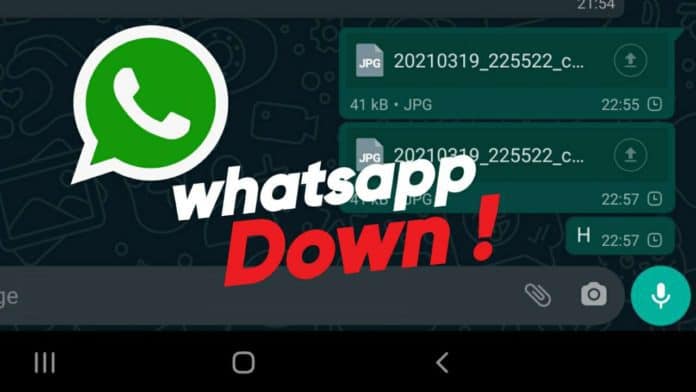 WhatsApp Outage server down