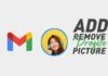Add and remove profile photo from Gmail