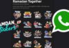WhatsApp new Ramadan Together sticker
