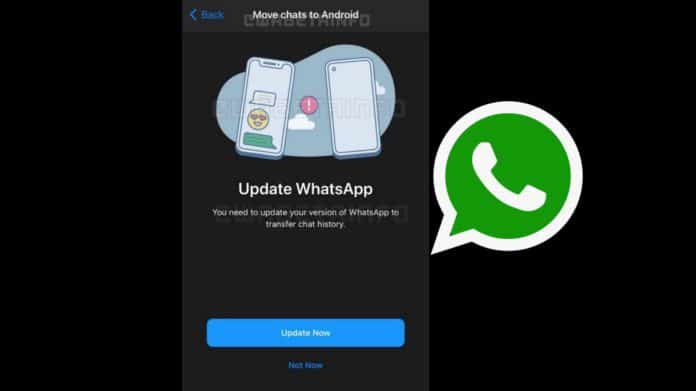 WhatsApp chat transfer from iOS