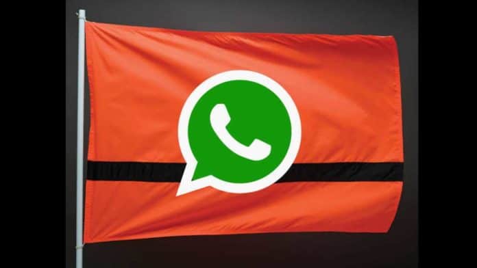 WhatsApp new Refugee Nation flag