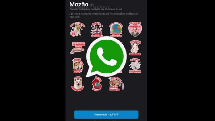 WhatsApp new Mozão sticker pack