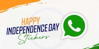 Independence Day stickers for WhatsApp