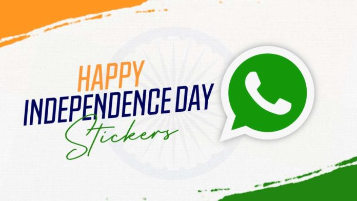 Independence Day stickers for WhatsApp