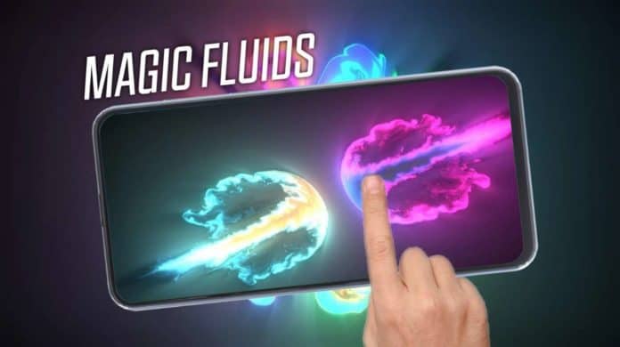 Magic Fluids wallpaper app