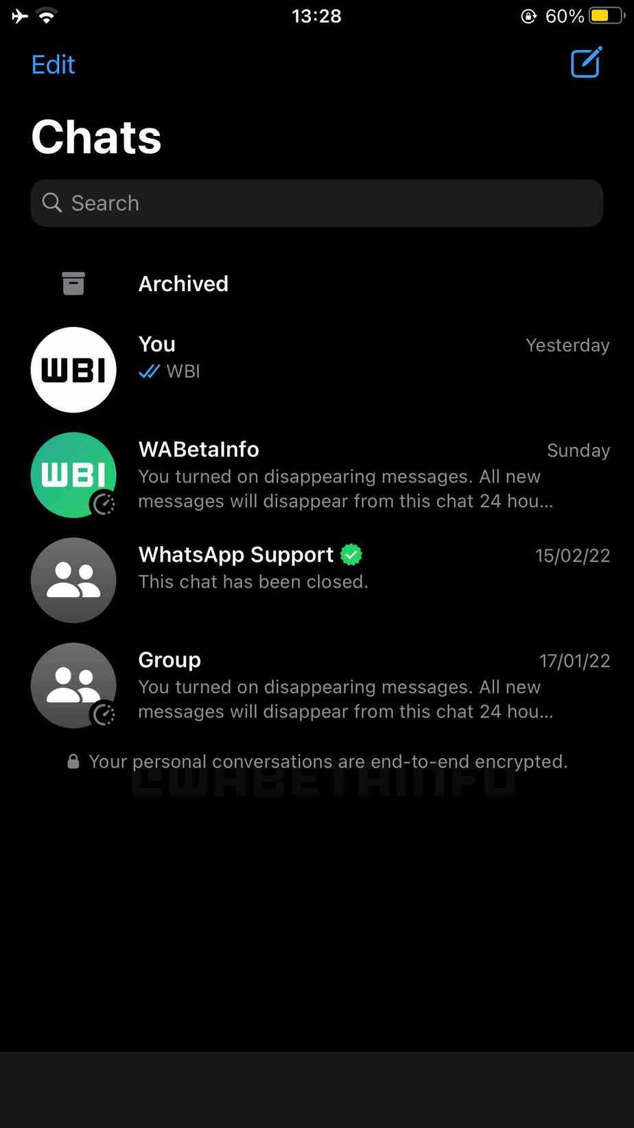 WhatsApp new end-to-end indicators, Image Credit: WABetaInfo