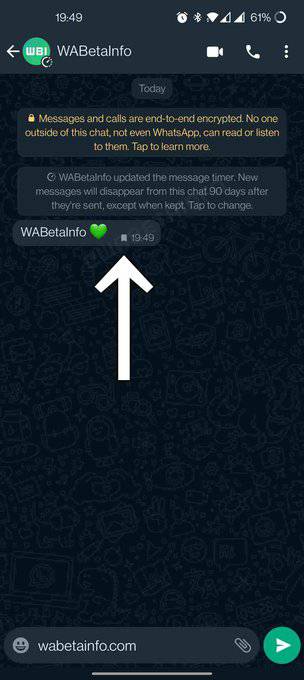 WhatsApp new Bookmark icon, Image Credit: WABetaInfo