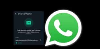 WhatsApp Email Address to Account