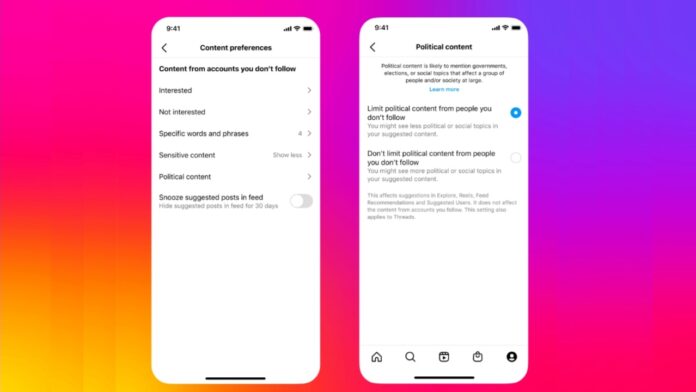 How to Disable Political Content Filter on Instagram
