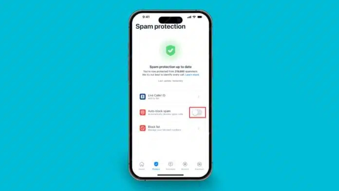 Truecaller Auto-Block Spam feature for iPhone