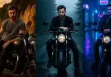 Gemini AI Photo Editor Prompts For Men with Bikes