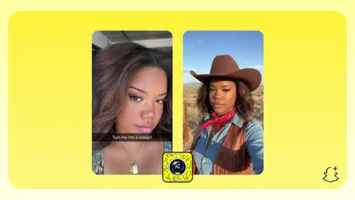 Snapchat AI Lens to Create Images With Words