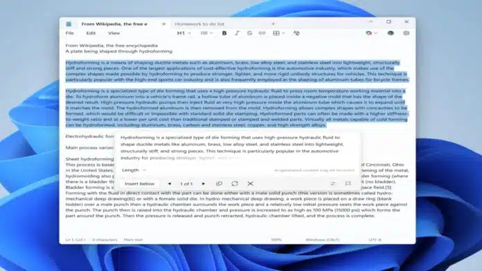 Notepad Update Begins Rolling Out to Windows Insiders