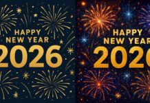 Happy New Year 2026 AI Image