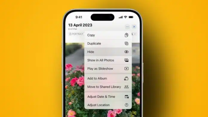 Hide Photos on iPhone